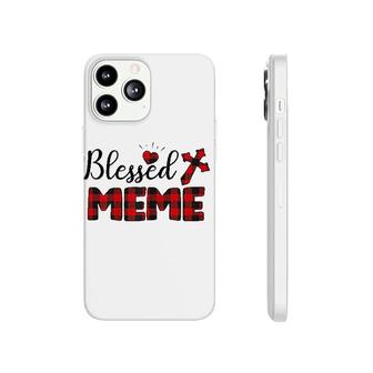 Blessed Meme Christian Cross Heart Phonecase iPhone | Mazezy