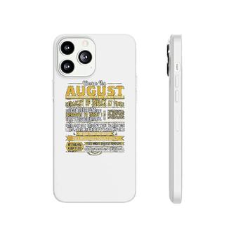 Born In August Phonecase iPhone | Mazezy