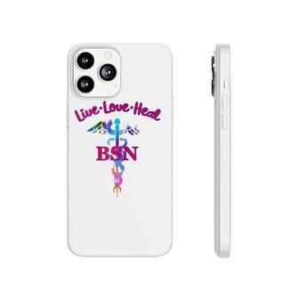 Bsn Registered Nurse Live Love Heal Graduation Appreciation Zip Phonecase iPhone | Mazezy