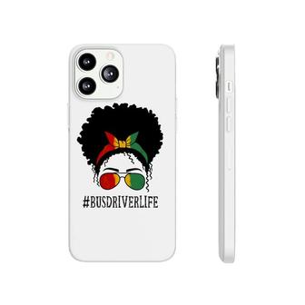 Bus Driver African Women Messy Bun Black History Month Phonecase iPhone | Mazezy