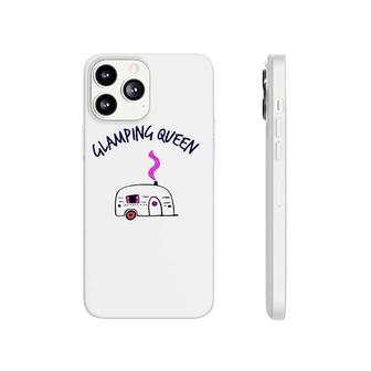 Camping And Glamping Tees Glamping Queen Happy Glamper Tee Phonecase iPhone | Mazezy