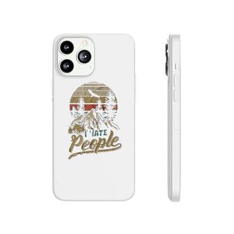 Camping I Hate People Camper Lovers Phonecase iPhone | Mazezy