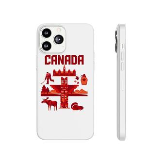 Canadian Gifts Moose Ice Hockey Player Canada Phonecase iPhone | Mazezy