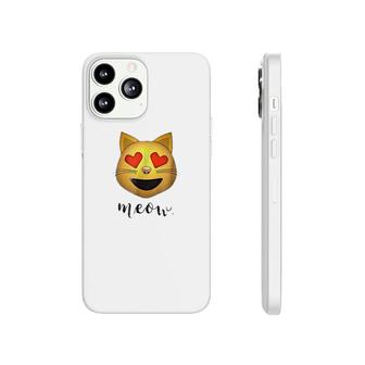 Cat Heart Eyes Phonecase iPhone | Mazezy