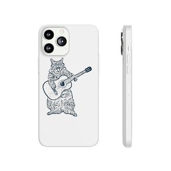 Cat Playing Guitar Guitar Player Cat Lover Phonecase iPhone | Mazezy