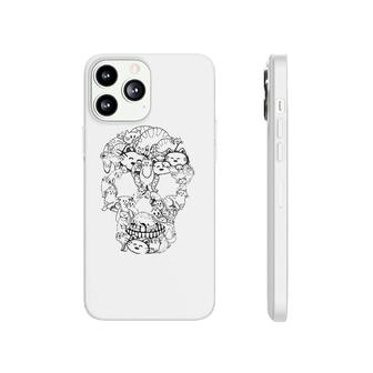 Cat Skull Tee Kitty Skeleton Halloween Costume Cat Lover Tank Top Phonecase iPhone | Mazezy