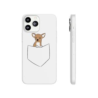 Chihuahua Dog In Pocket Funny Chihuahua In A Pocket Phonecase iPhone | Mazezy