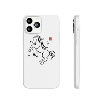 Chinese Zodiac Horse Equine Sumi-E Tee Design Phonecase iPhone | Mazezy