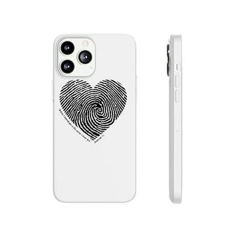 Christian Verse Jeremiah 1 5 Love Heart Fingerprint Phonecase iPhone | Mazezy