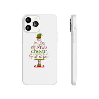 Christmas Cheer - Singing Loud For All To Hear Phonecase iPhone | Mazezy