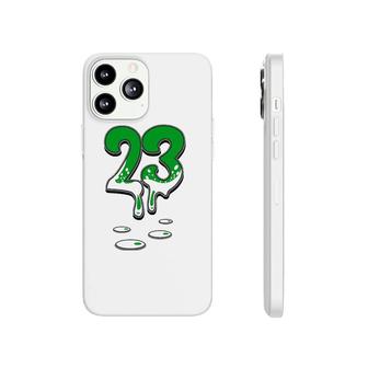 Christmas Number 23 Drip Sneaker Matching 3 Retro Pine Green Phonecase iPhone | Mazezy