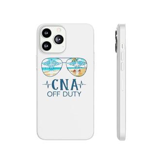 Cna Off Duty Nurse Caduceus Summer Vacation Beach Sunglasses Heartbeat Phonecase iPhone | Mazezy