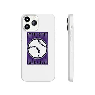 Colorado Baseball Hippie Graphic Design Tank Top Phonecase iPhone | Mazezy