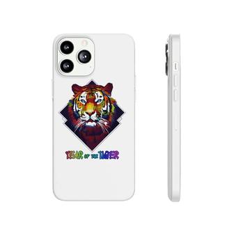 Colorful Tiger Face Cny Happy Lunar New Year Of A Tiger 2022 Ver2 Phonecase iPhone | Mazezy