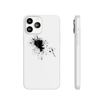 Cool Black Ink Splatter Paint Splat Splash Tee Phonecase iPhone | Mazezy