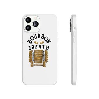 Cool Bourbon Breath Funny Glass Whiskey Lover Drinker Gift Raglan Baseball Tee Phonecase iPhone | Mazezy
