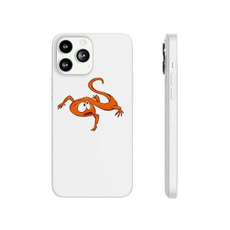 Cool Cartoon Orange Baby Lizard Design Phonecase iPhone | Mazezy