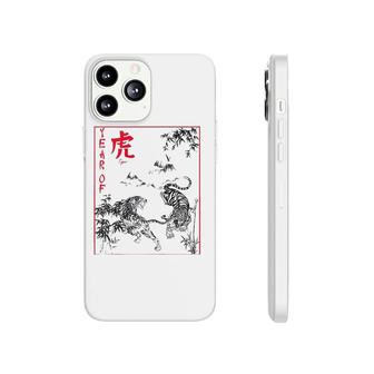 Cool Chinese Zodiac Art Year Of Tiger Chinese New Year Raglan Baseball Tee Phonecase iPhone | Mazezy