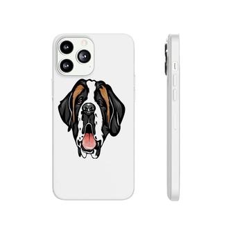Cool Saint Bernard Face Pet Lover Phonecase iPhone