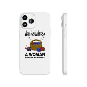 Crochet And Knitting Woman Phonecase iPhone | Mazezy