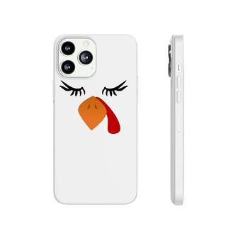Cute Bird Face Funny Outfits For Thanksgiving Turkey Costume Phonecase iPhone | Mazezy
