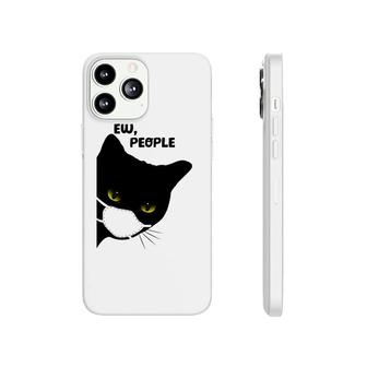 Cute Funny Cat Ew People Introvert Cat Top For Her Phonecase iPhone | Mazezy