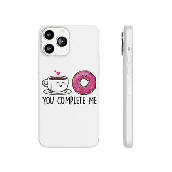Cute Kawaii Donut Coffee You Complete Me Phonecase iPhone | Mazezy