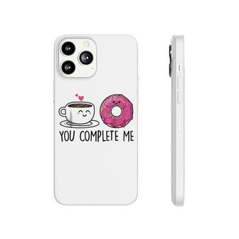Cute Kawaii Donut Coffee You Complete Me Phonecase iPhone | Mazezy
