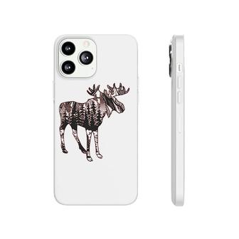 Cute Moose Printed Camping Phonecase iPhone | Mazezy