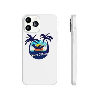 Cute Tropical Beach Please Sunset And Palm Trees - Beach Phonecase iPhone | Mazezy