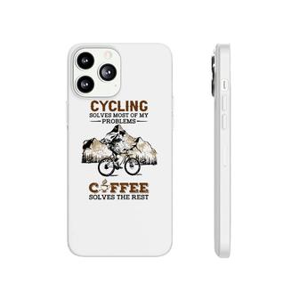Cycling Solves Most Of My Problems Phonecase iPhone | Mazezy