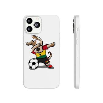 Dabbing Dog Ghana Soccer Fans Jersey Ghanaian Flag Football Phonecase iPhone | Mazezy