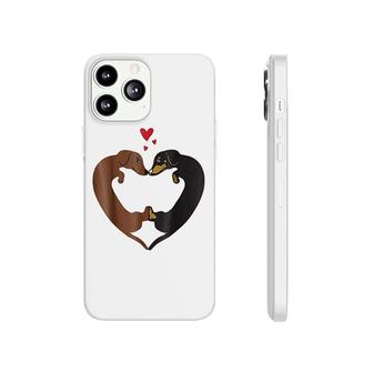 Dachshund Heart Valentine Day Phonecase iPhone | Mazezy