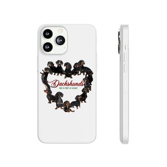 Dachshund Part Of Heart Phonecase iPhone | Mazezy