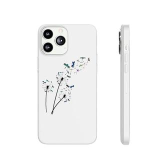 Dandelion Dragonfly Flower Floral Dragonfly Tree Phonecase iPhone | Mazezy