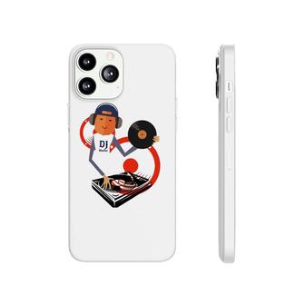 Dj Master On Deck Funny Cartoon Music Player Phonecase iPhone | Mazezy