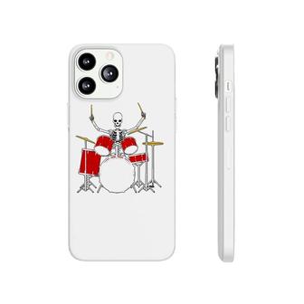 Drummer Skeletton Drummer Musician Drumsticks Phonecase iPhone | Mazezy