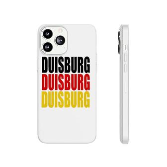 Duisburg German Flag City Travel Deutschland Gift & Souvenir Phonecase iPhone | Mazezy
