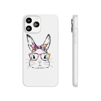 Dye Cute Bunny Face Tie Dye Glasses Easter Day Premium Phonecase iPhone | Mazezy