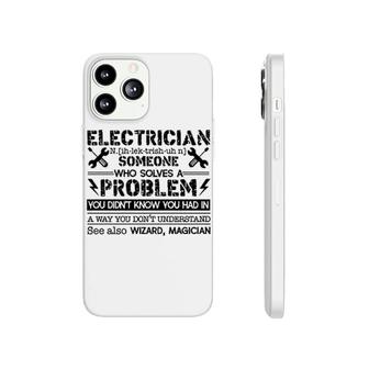 Electrician Definition Phonecase iPhone | Mazezy