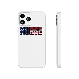 Family 365 Nurse Distress American Flag - Unisex Phonecase iPhone | Mazezy