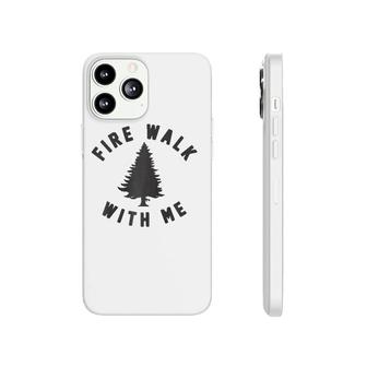 Fire Walk With Me Single Tree Raglan Baseball Tee Phonecase iPhone | Mazezy