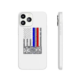 Fireman Police Emt First Responder Flag Phonecase iPhone | Mazezy