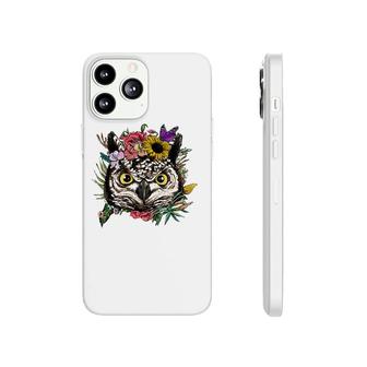 Floral Owl Spring Nature Lovers Gift For Women & Men Phonecase iPhone | Mazezy