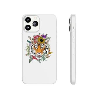 Floral Tiger Spring Nature Tiger Lovers Phonecase iPhone | Mazezy