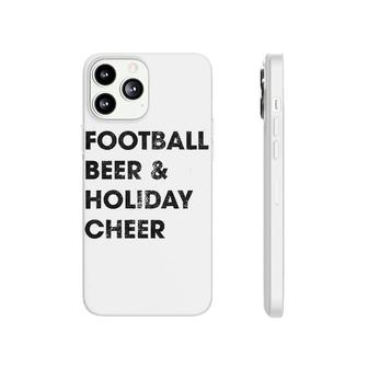 Football Beer And Holiday Cheer Phonecase iPhone | Mazezy