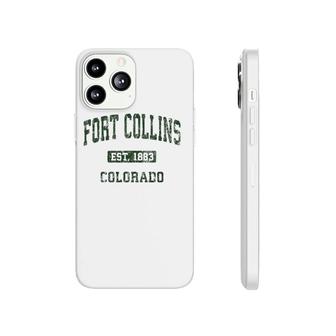 Fort Collins Colorado Co Vintage Athletic Sports Design Phonecase iPhone | Mazezy