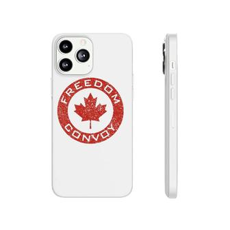 Freedom Convoy 2022 Canadian Maple Leaf Trucker Tees Phonecase iPhone | Mazezy