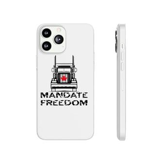 Freedom Convoy 2022 Mandate Freedom Trucker Tank Top Phonecase iPhone | Mazezy