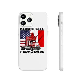 Freedom Convoy 2022 Support Our Truckers Mandate Freedom Phonecase iPhone | Mazezy